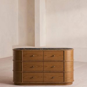 Michelangelo Marble Pietro Six-Drawer Chest