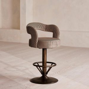 Rory Barstool with Regency Stripe Design