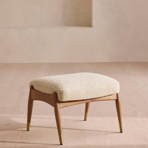 Theodore Pure Boucle Footstool